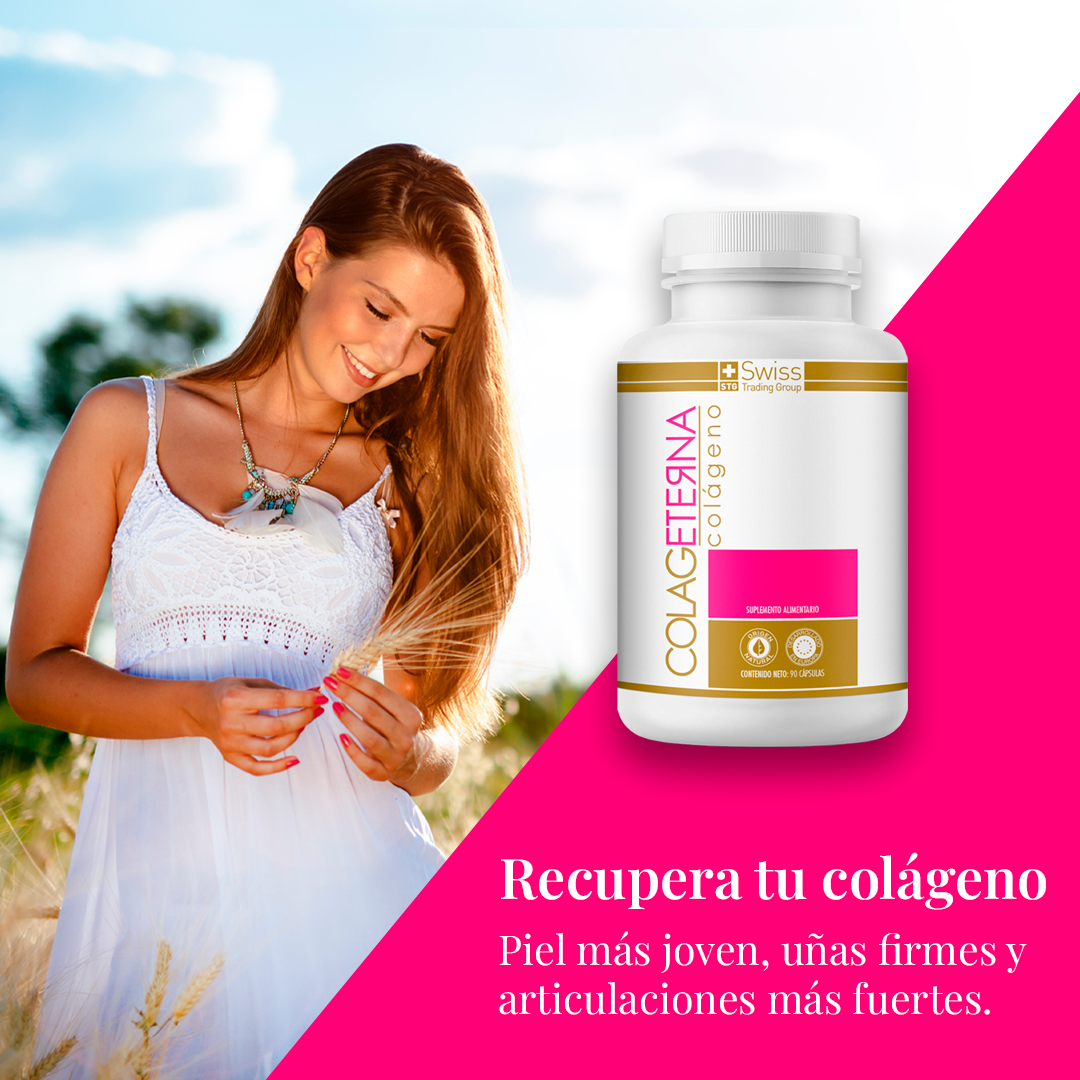 Colageterna Colágeno Hidrolizado 90 Cápsulas